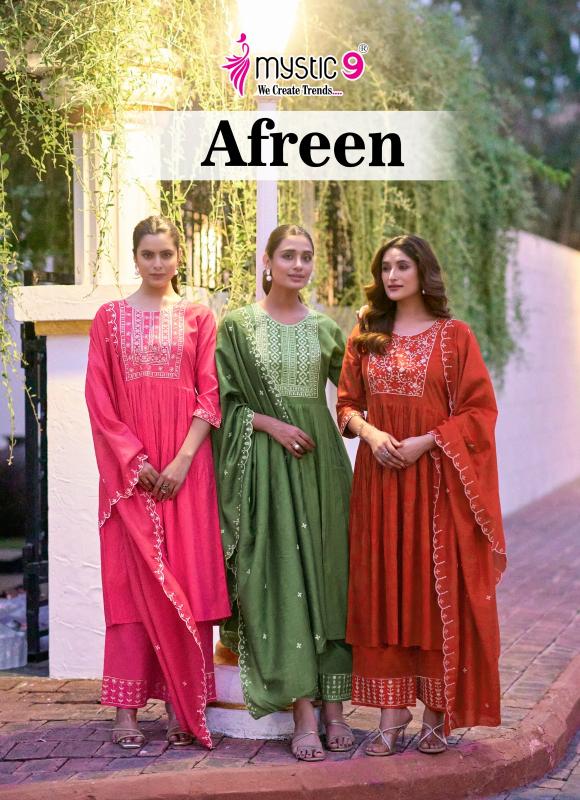 Mystic 9 Afreen Vol 1 catalog buy trendy kurtis online india
