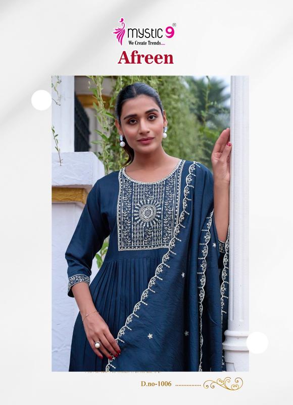 Mystic 9 Afreen Vol 1 catalog buy trendy kurtis online india