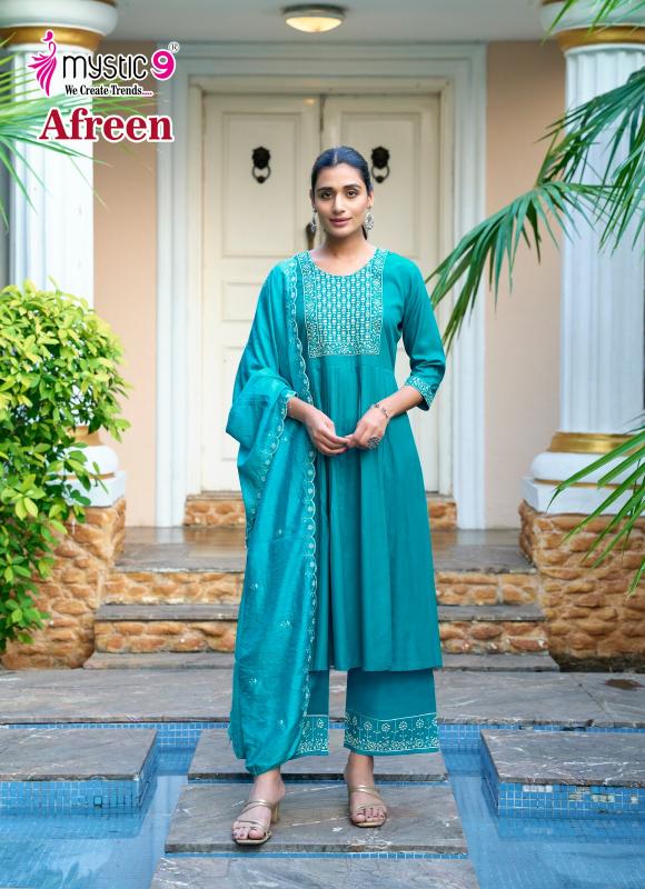 Mystic 9 Afreen Vol 1 catalog buy trendy kurtis online india