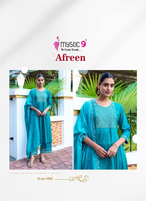 Mystic 9 Afreen Vol 1 catalog buy trendy kurtis online india