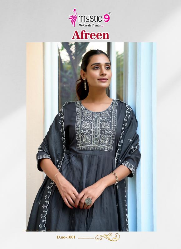 Mystic 9 Afreen Vol 1 catalog buy trendy kurtis online india