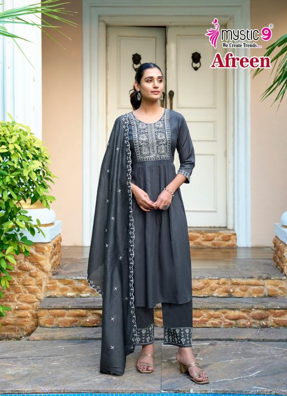 Mystic 9 Afreen Vol 1 catalog buy trendy kurtis online india
