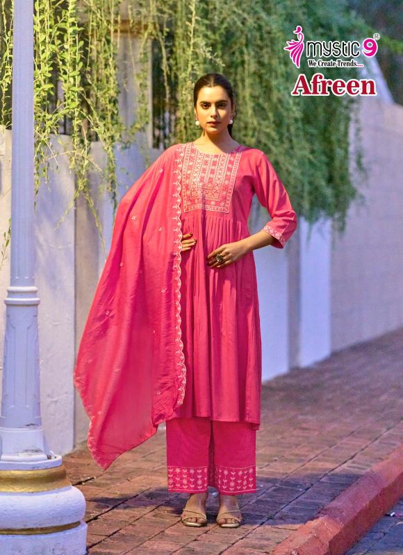 Mystic 9 Afreen Vol 1 catalog buy trendy kurtis online india