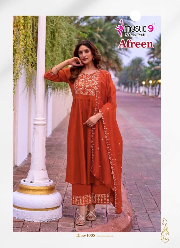 Mystic 9 Afreen Vol 1 catalog buy trendy kurtis online india