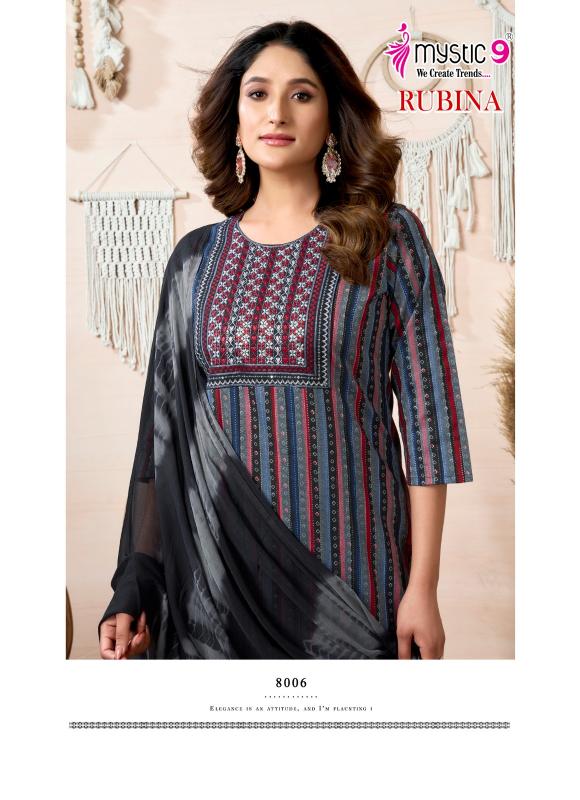Mystic 9 Rubina Vol 8 Catalog dfab india kurtis
