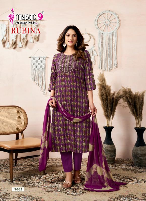 Mystic 9 Rubina Vol 8 Catalog dfab india kurtis