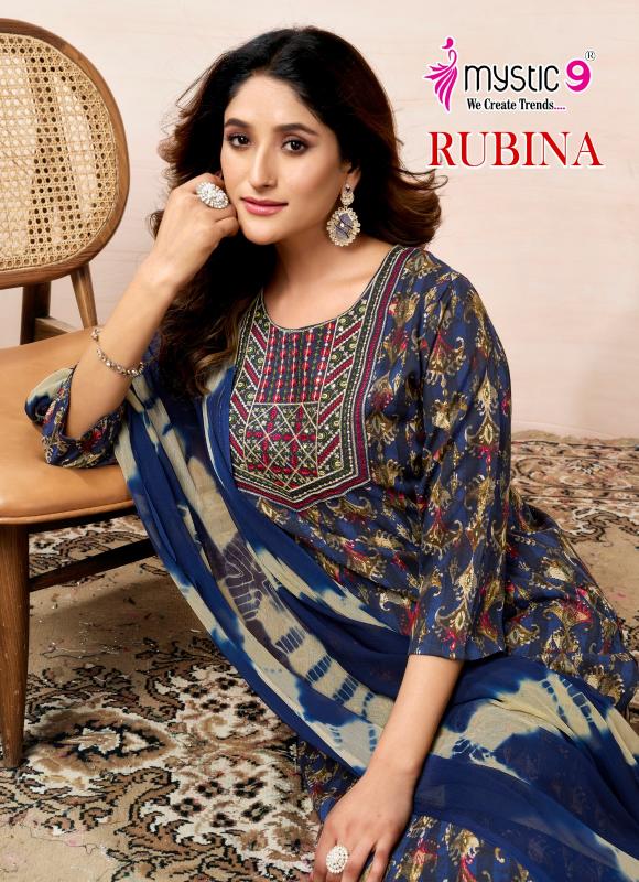 Mystic 9 Rubina Vol 8 Catalog dfab india kurtis