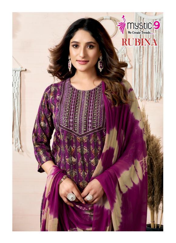 Mystic 9 Rubina Vol 8 Catalog dfab india kurtis