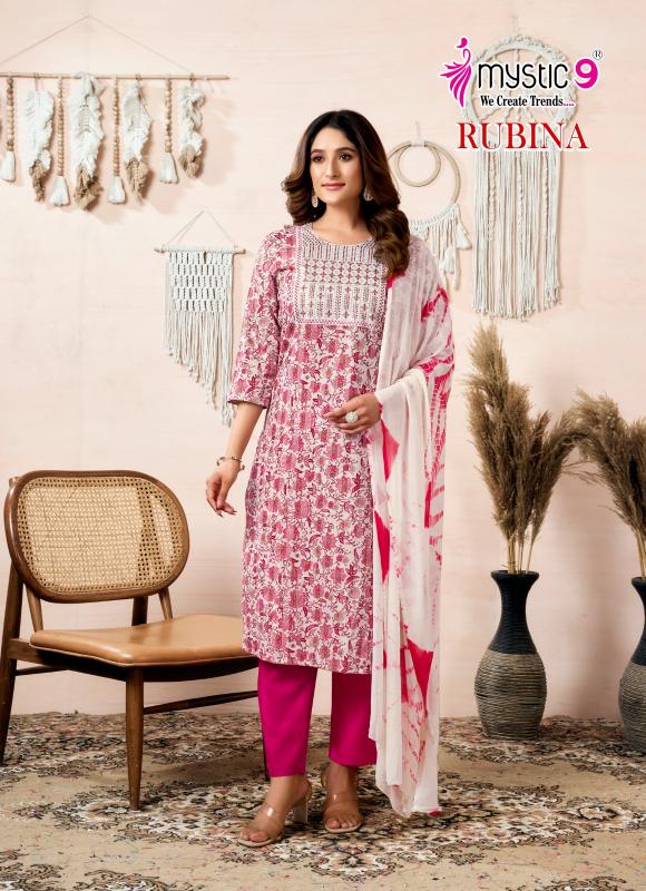 Mystic 9 Rubina Vol 8 Catalog dfab india kurtis