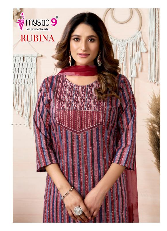 Mystic 9 Rubina Vol 8 Catalog dfab india kurtis