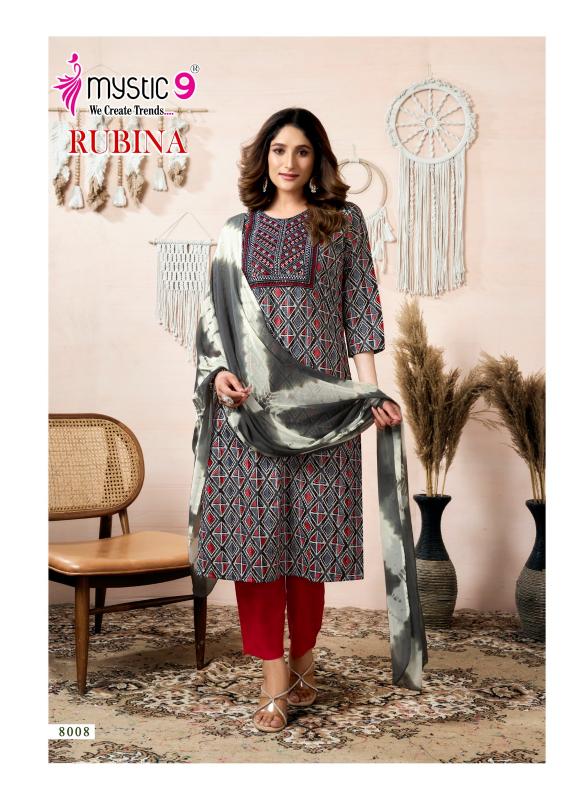 Mystic 9 Rubina Vol 8 Catalog dfab india kurtis