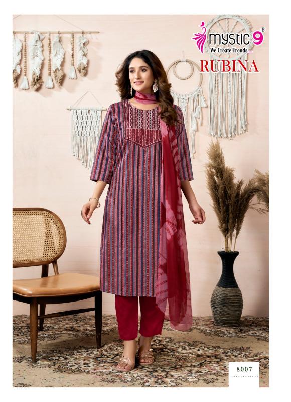 Mystic 9 Rubina Vol 8 Catalog dfab india kurtis