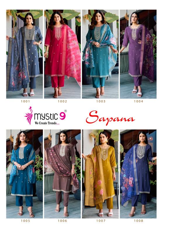 Mystic 9 Sapana Vol 1 Catalog buy aurelia kurtis online india