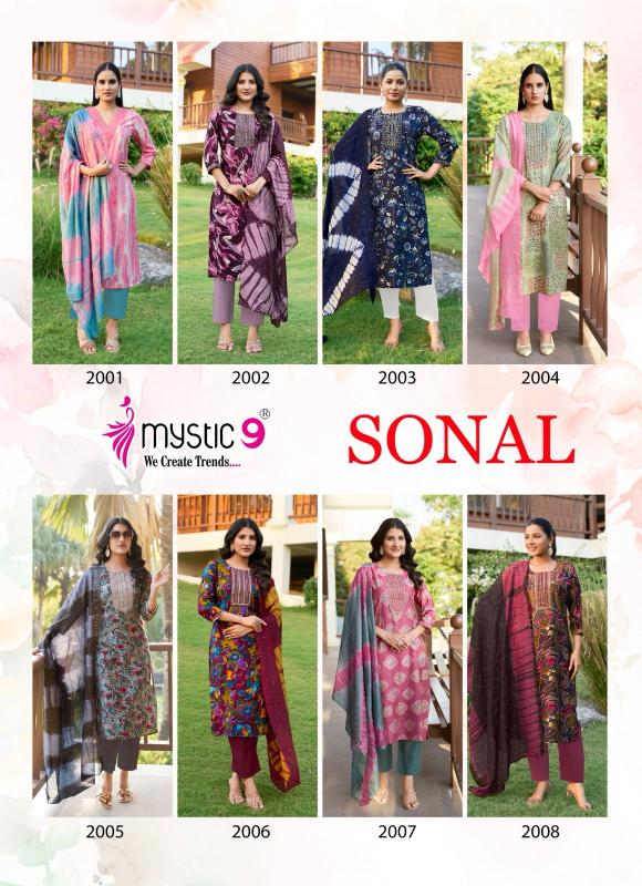 Mystic 9 Sonal vol 2 catalog buy western kurtis online india