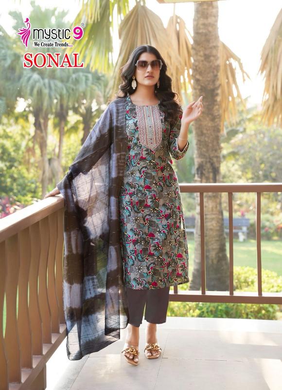 Mystic 9 Sonal vol 2 catalog buy western kurtis online india
