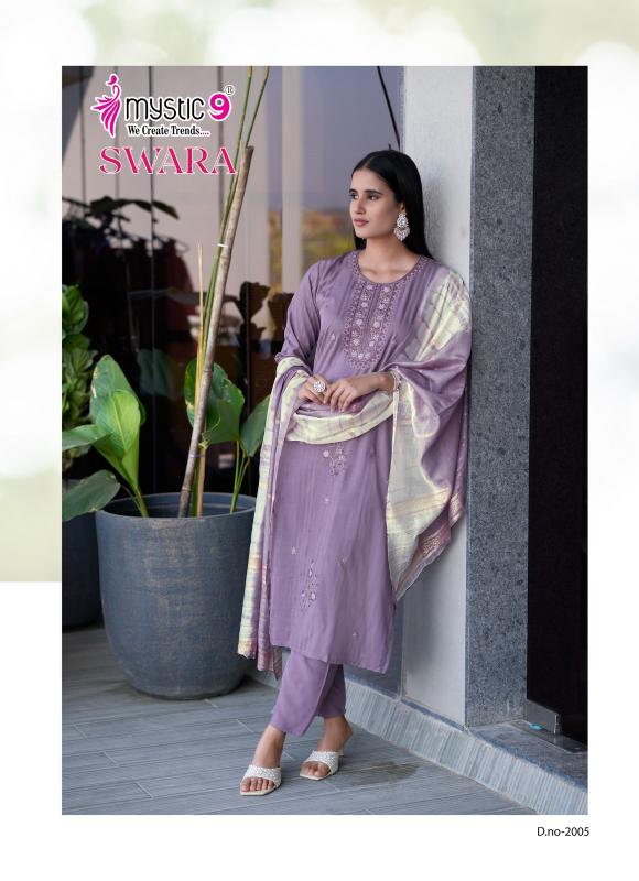 Mystic 9 Swara Vol 2 catalog Rayon Dobby branded kurtis wholesale in surat