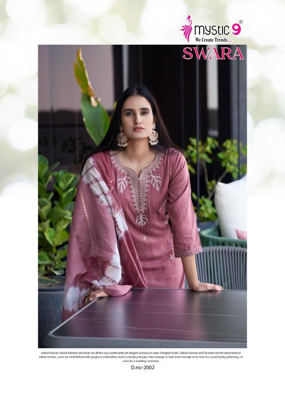 Mystic 9 Swara Vol 2 catalog Rayon Dobby branded kurtis wholesale in surat