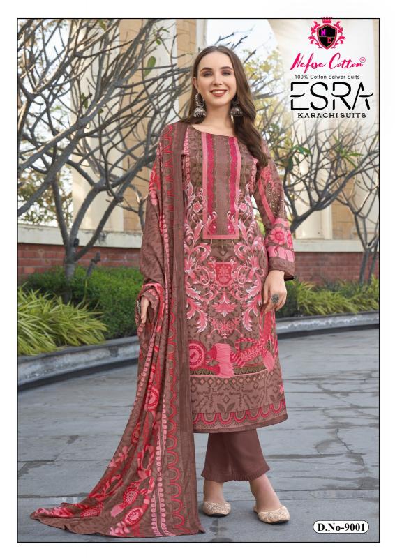 Nafisa Esra Vol-09 – Karachi Dress Material - Wholesale Catalog