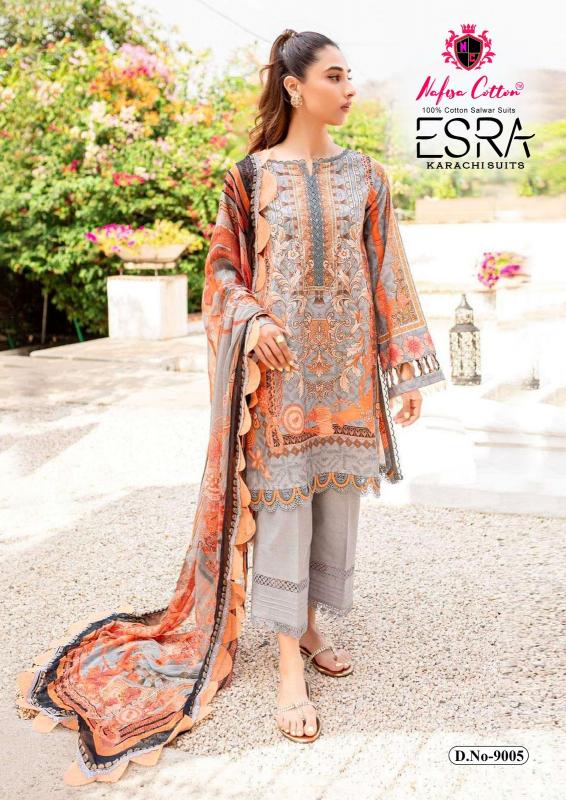 Nafisa Esra Vol-09 – Karachi Dress Material - Wholesale Catalog