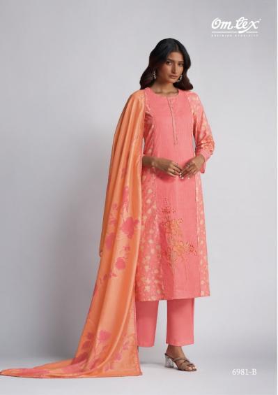 Omtex Jagriti catalog lawn cotton salwar kameez