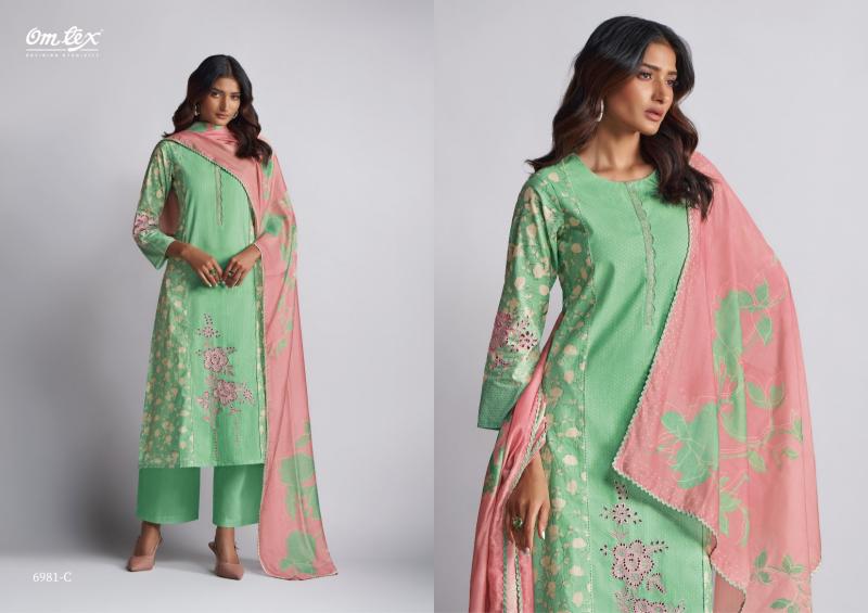 Omtex Jagriti catalog lawn cotton salwar kameez