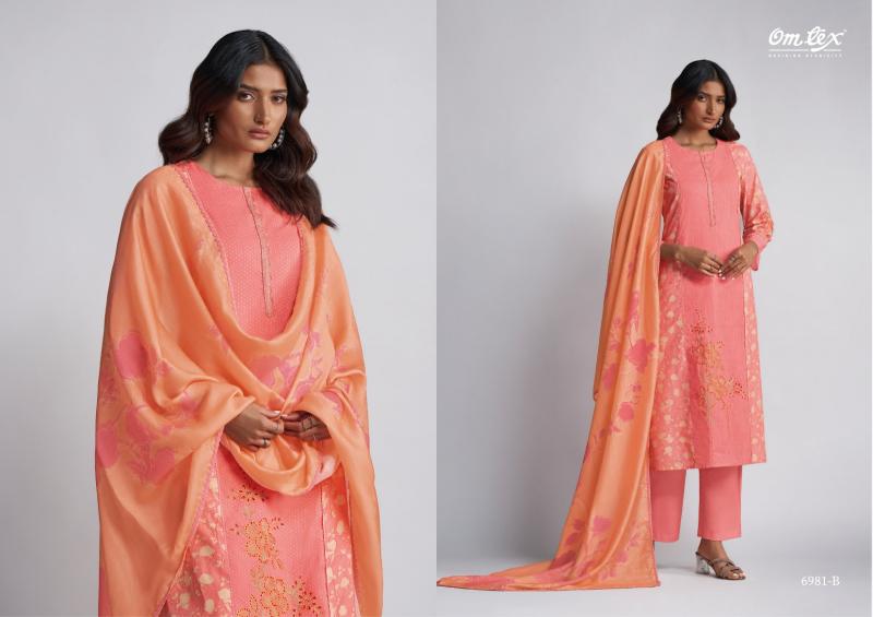 Omtex Jagriti catalog lawn cotton salwar kameez
