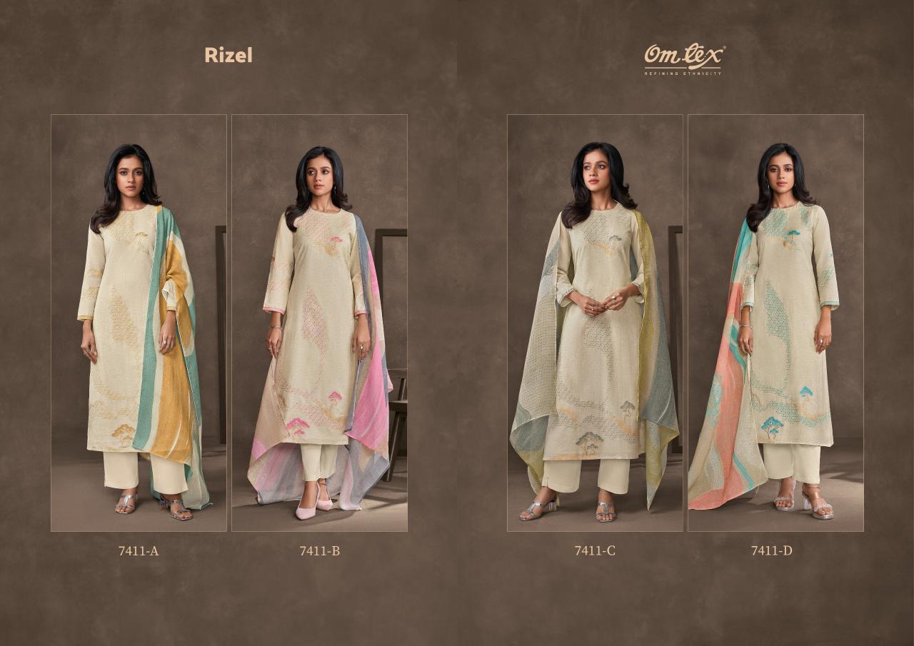 Omtex Rizel catalog wholesale salwar kameez cash on delivery
