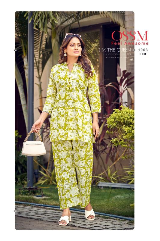 Ossm Cotton Beats catalog co ord sets wholesale