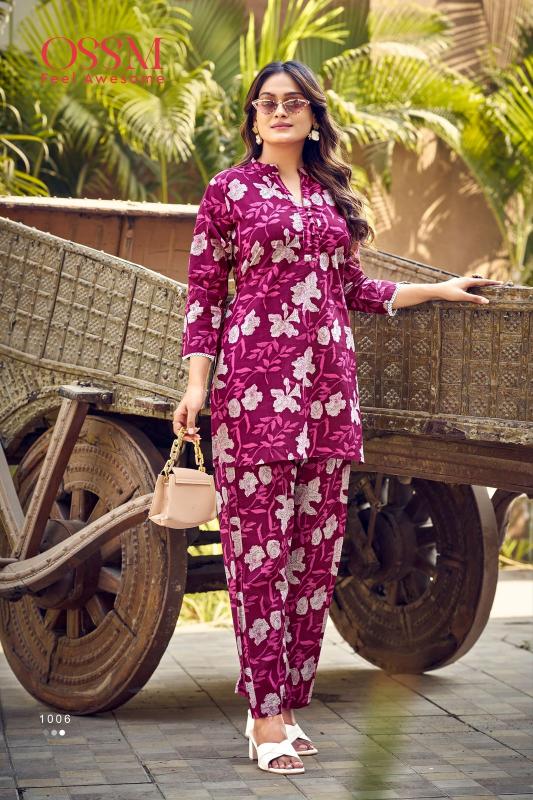 Ossm Cotton Beats catalog co ord sets wholesale