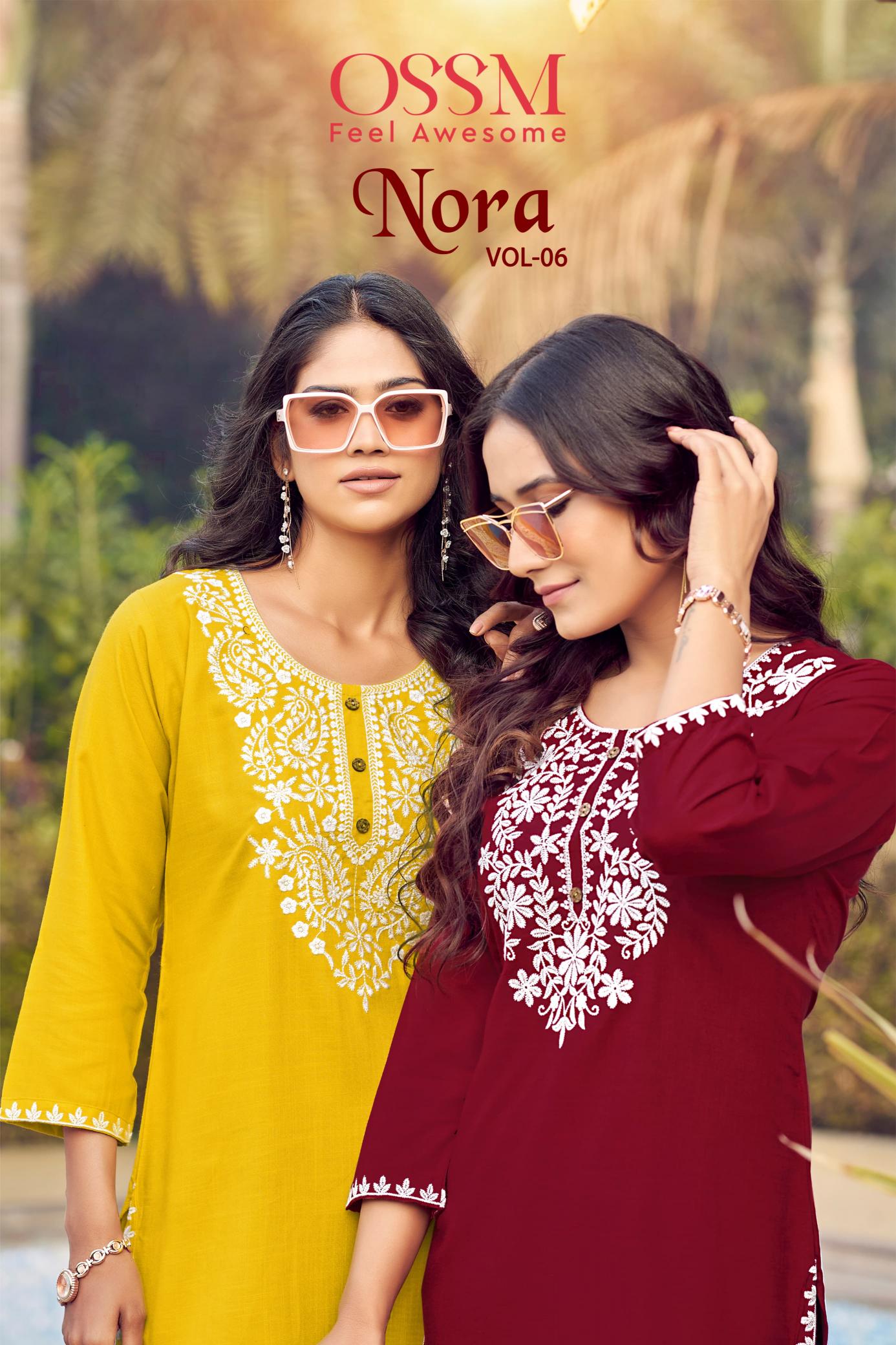Ossm Nora Vol 6 catalog short kurtis fab india