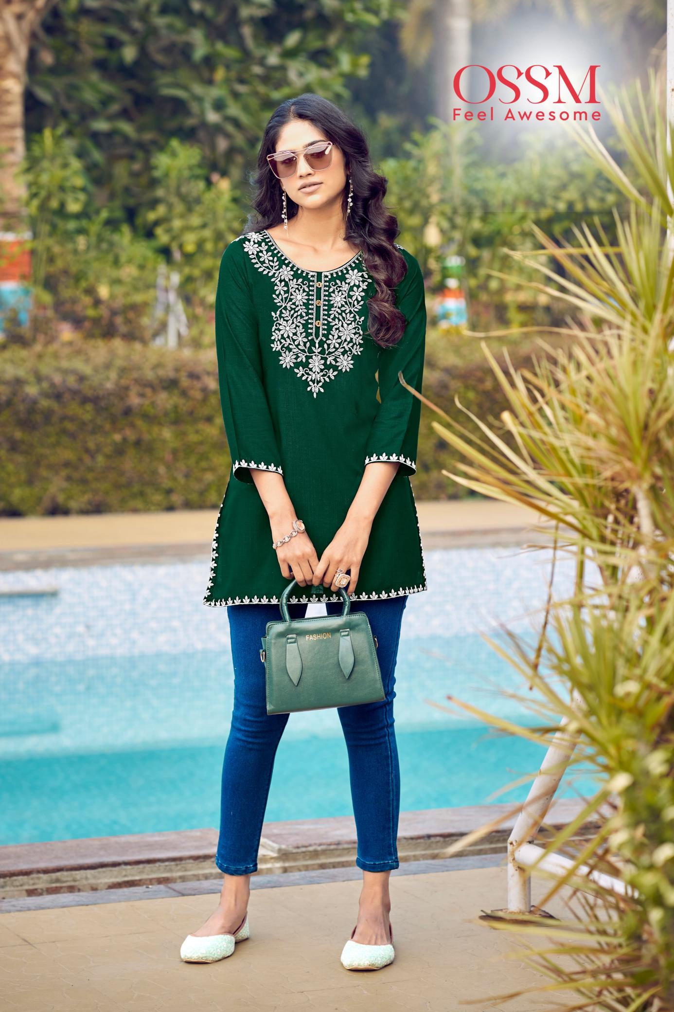 Ossm Nora Vol 6 catalog short kurtis fab india