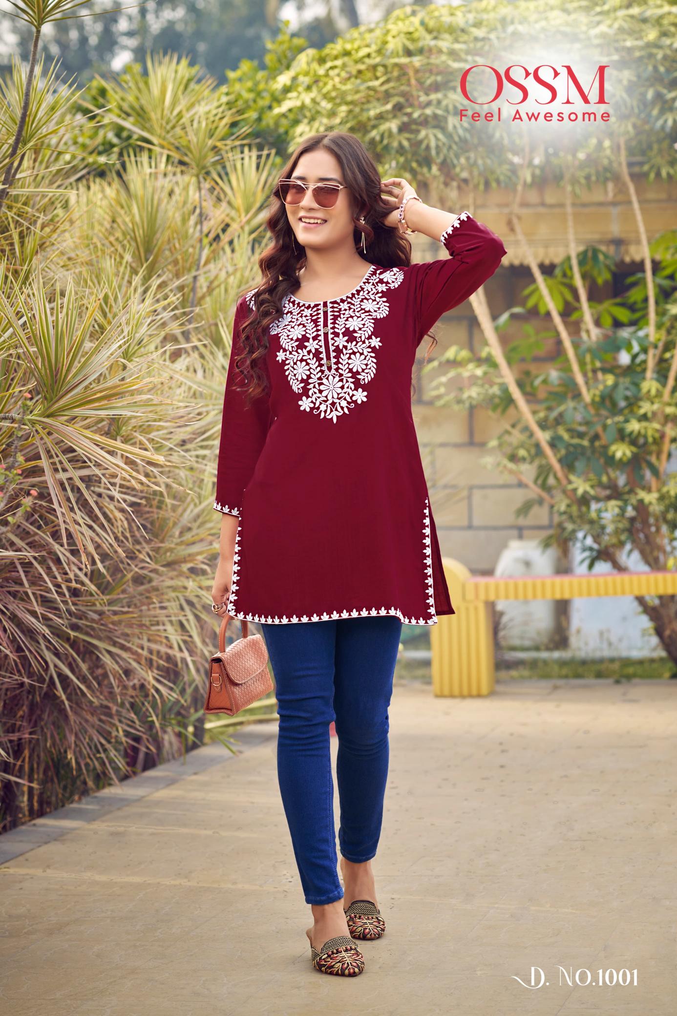 Ossm Nora Vol 6 catalog short kurtis fab india
