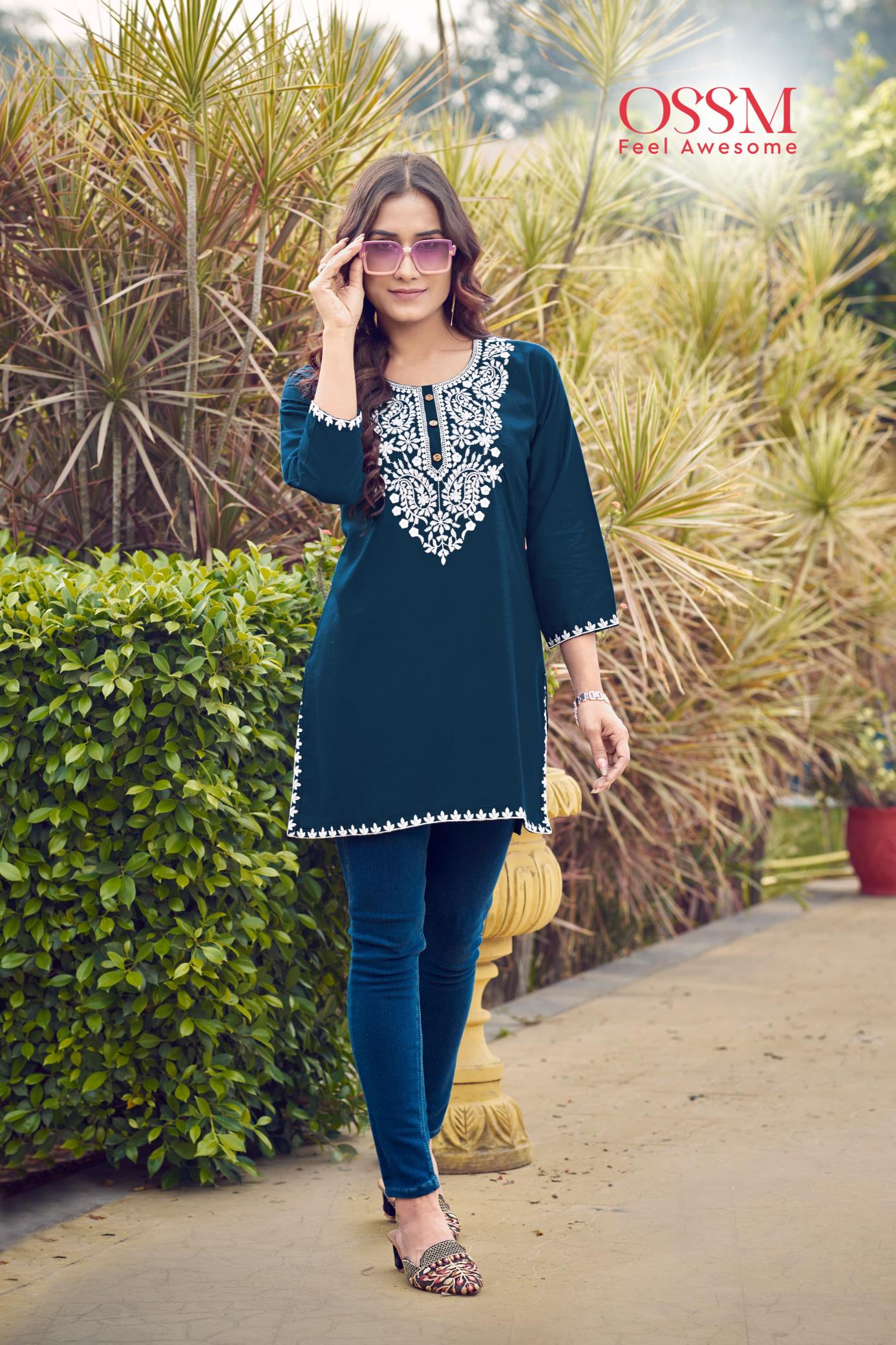 Ossm Nora Vol 6 catalog short kurtis fab india