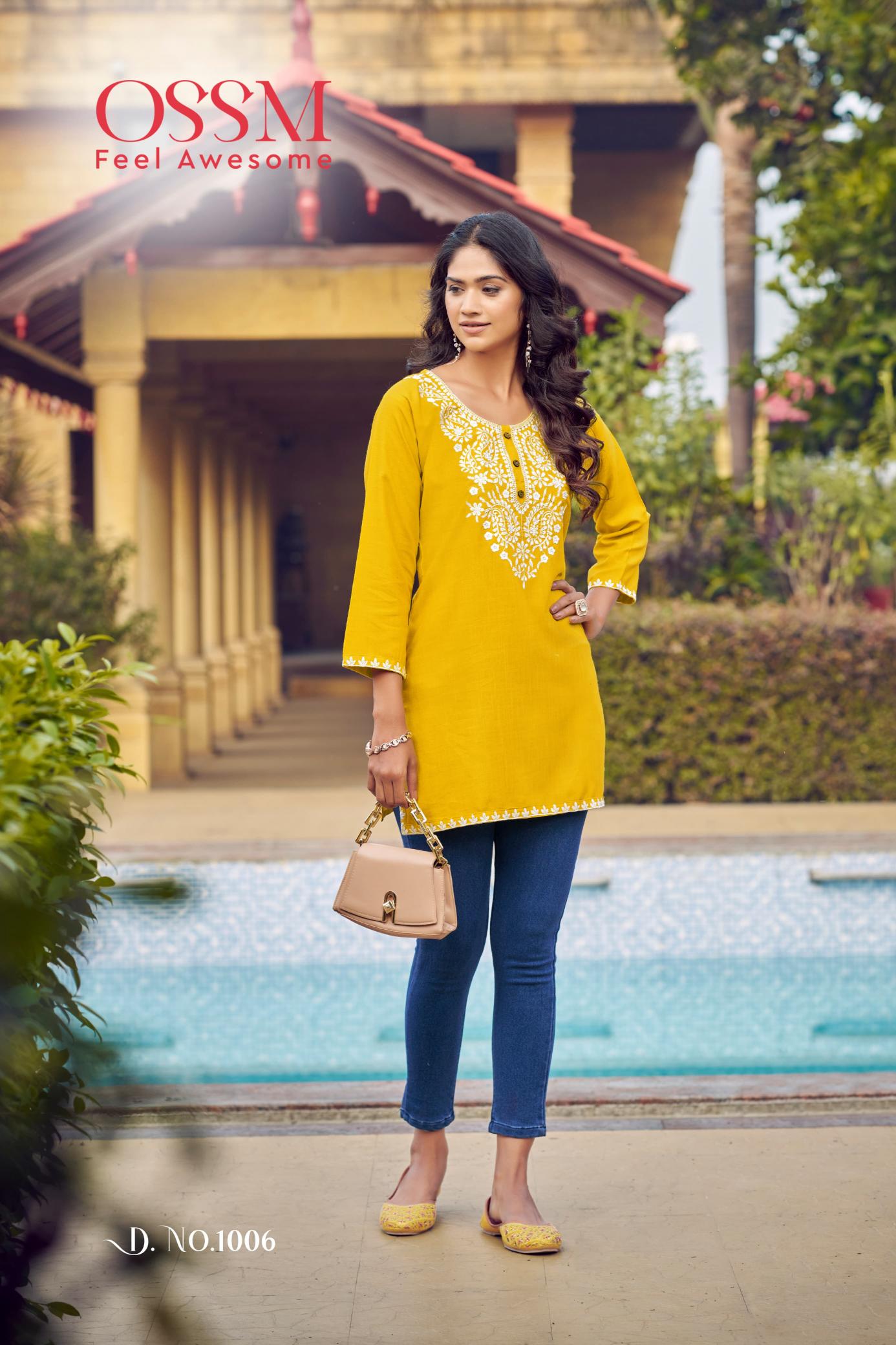 Ossm Nora Vol 6 catalog short kurtis fab india