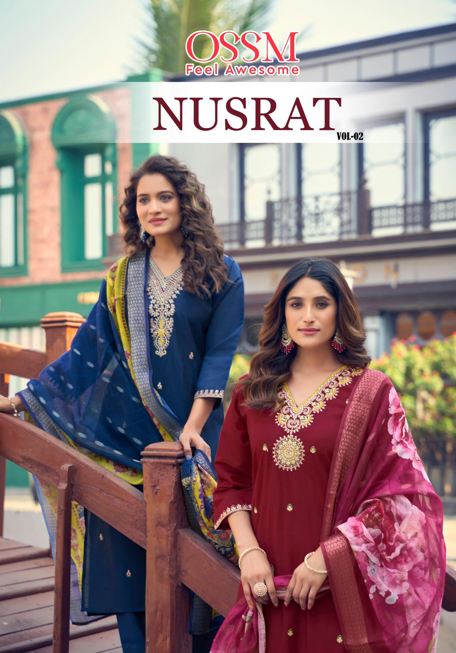 Ossm Nusrat Vol 2 Catalog designer kurtis collection online india