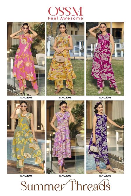 Ossm Summer Threads catalog cord set manufacturers in delhi