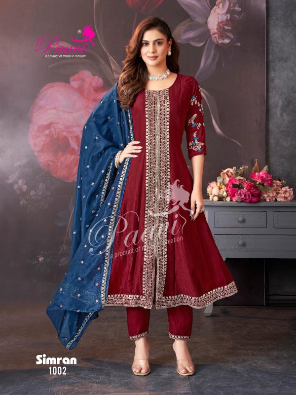 Paavi Simran catalog front open kurti online india