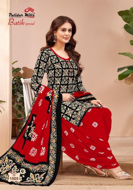 Patidar Batik Special Vol-15 – Dress Material - Wholesale Catalog