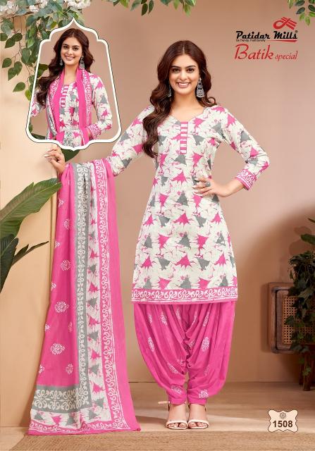 Patidar Batik Special Vol-15 – Dress Material - Wholesale Catalog