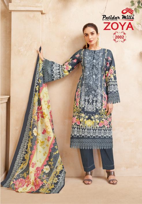 Patidar Zoya Vol-2 – Karachi Dress Material - Wholesale Catalog