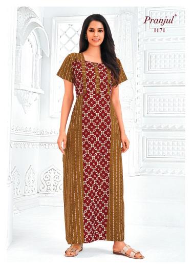 Pranjul Pragati Vol-11 – Cotton Nighty - Wholesale Catalog
