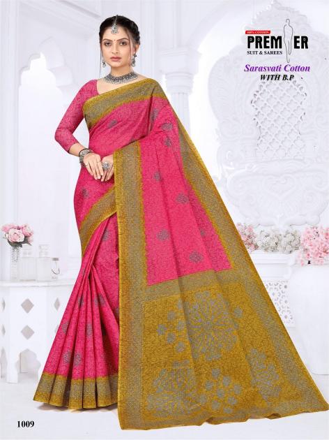 Premier Sarasvati Vol-1 – Cotton Sarees - Wholesale Catalog