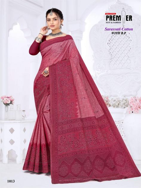 Premier Sarasvati Vol-1 – Cotton Sarees - Wholesale Catalog
