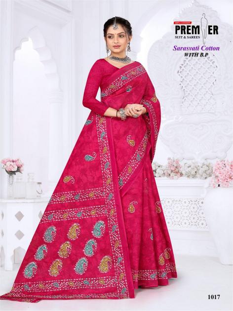 Premier Sarasvati Vol-1 – Cotton Sarees - Wholesale Catalog