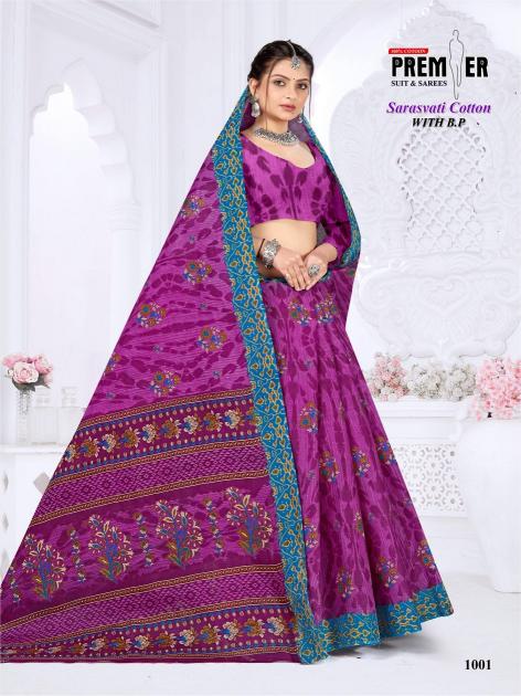 Premier Sarasvati Vol-1 – Cotton Sarees - Wholesale Catalog