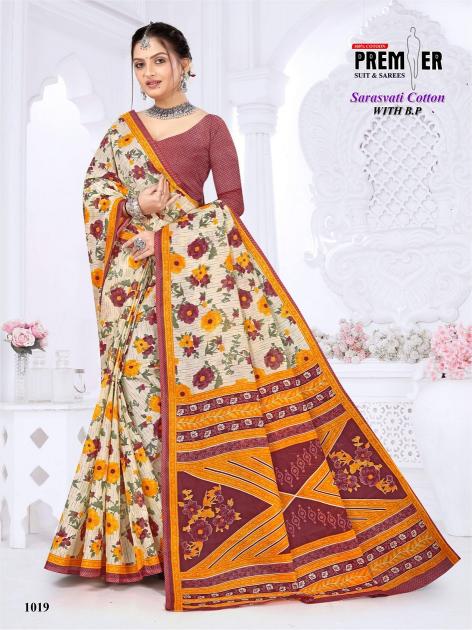 Premier Sarasvati Vol-1 – Cotton Sarees - Wholesale Catalog