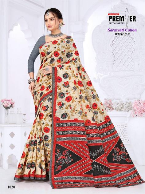 Premier Sarasvati Vol-1 – Cotton Sarees - Wholesale Catalog