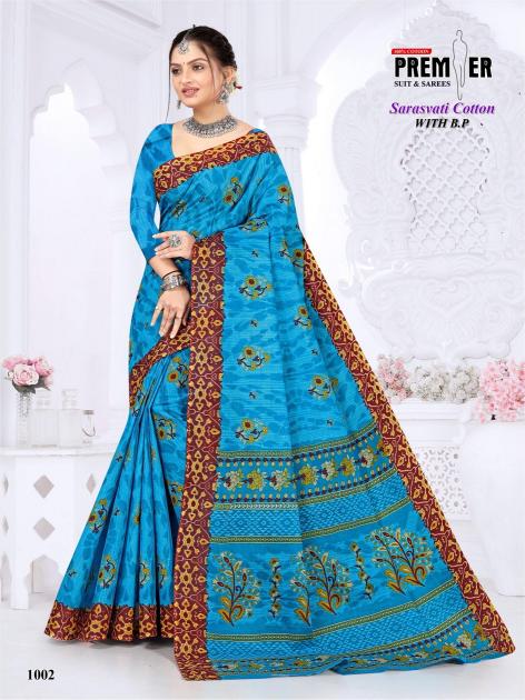 Premier Sarasvati Vol-1 – Cotton Sarees - Wholesale Catalog