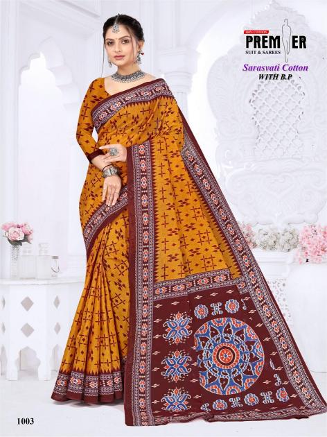 Premier Sarasvati Vol-1 – Cotton Sarees - Wholesale Catalog