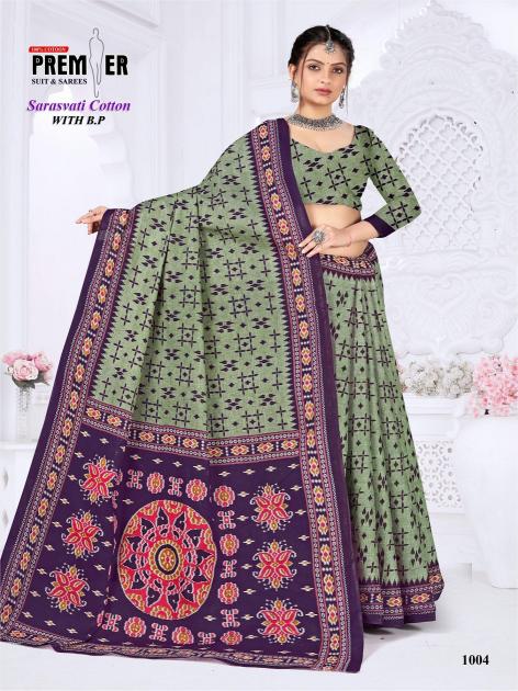 Premier Sarasvati Vol-1 – Cotton Sarees - Wholesale Catalog